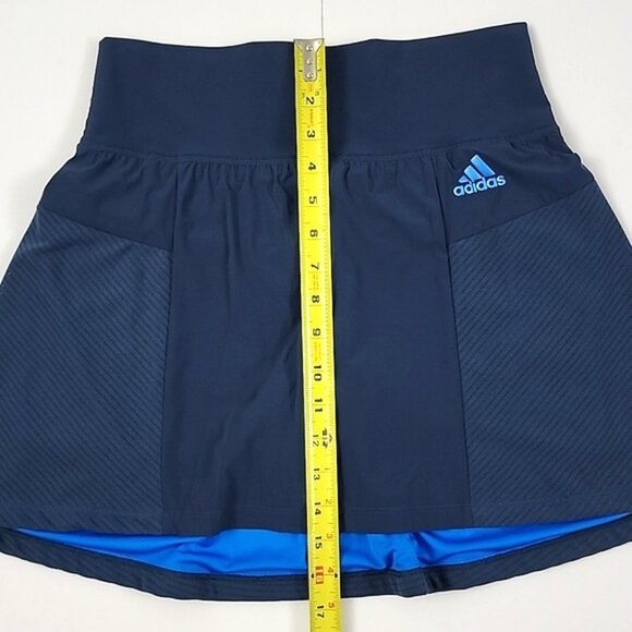 Adidas Heat Dry Athletic Women's Navy Blue Skort Skirt Stretch Size Small - Picture 12 of 13